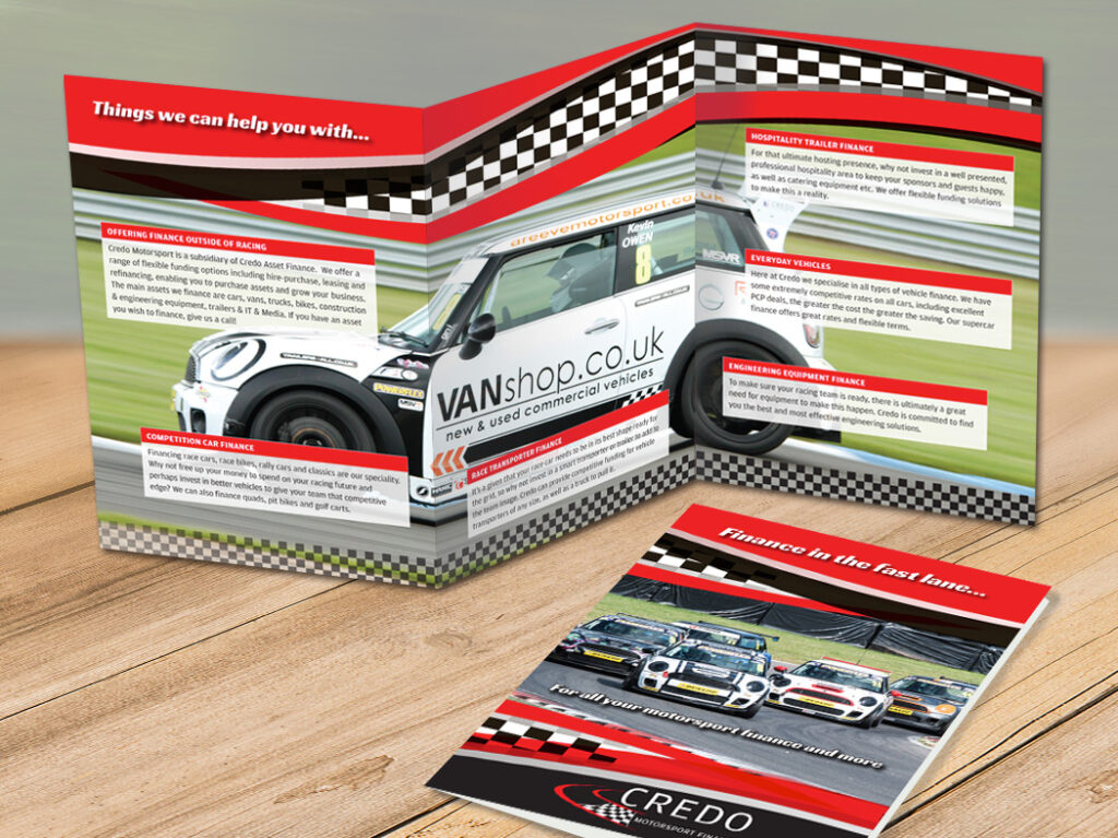 Credo Mortorsport finance branding