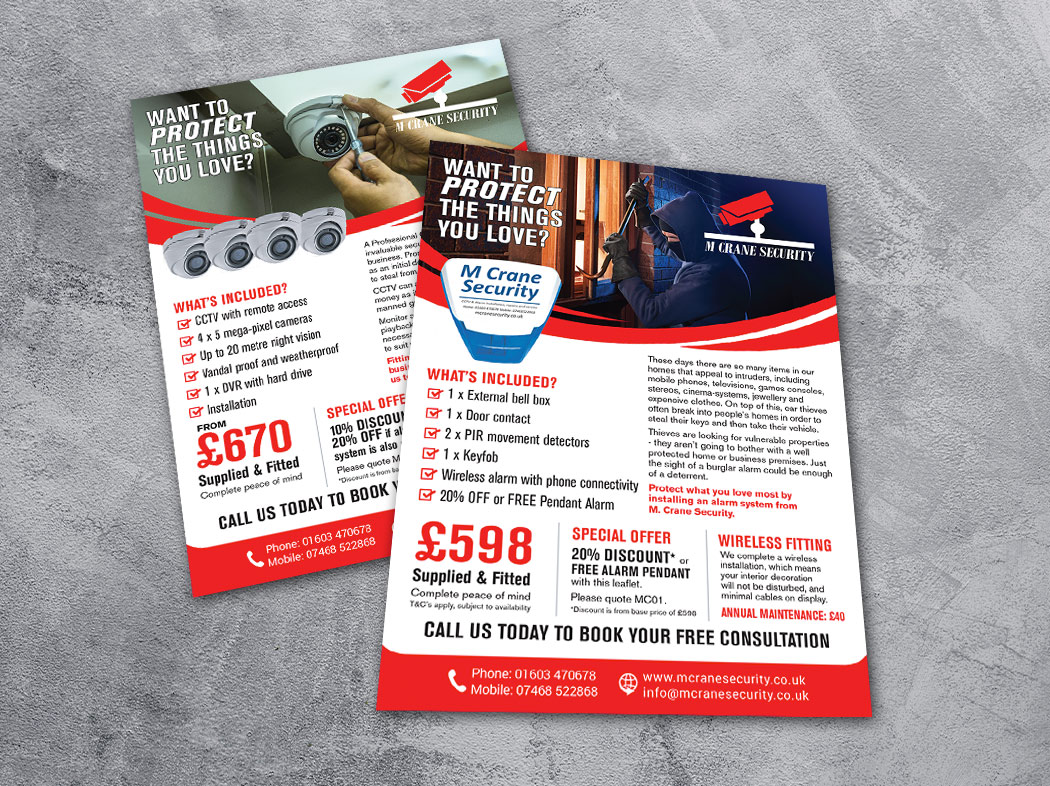 A5 leaflet design PX2