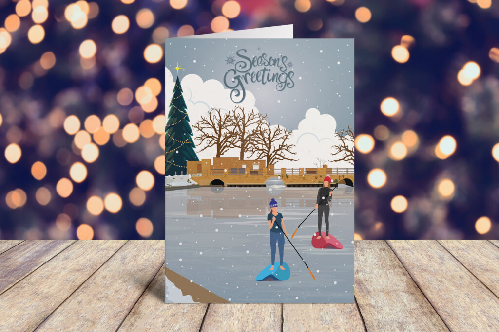 Horstead paddleboarders Christmas Cards