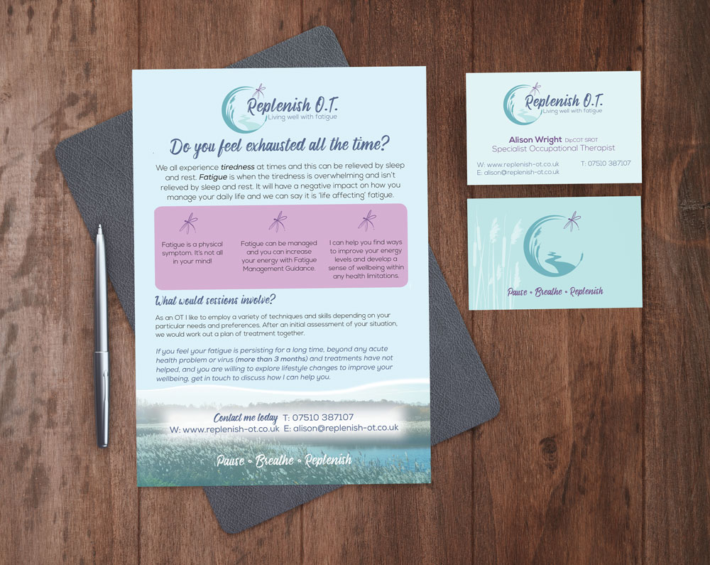 Replenish Occupational Therapy - brand design
