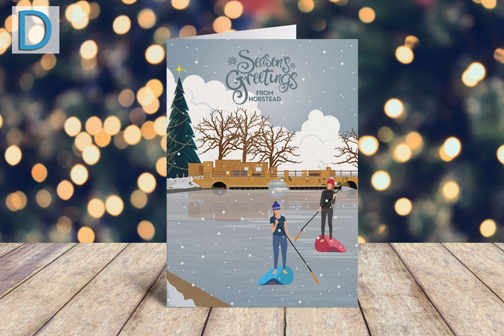 Christmas card D