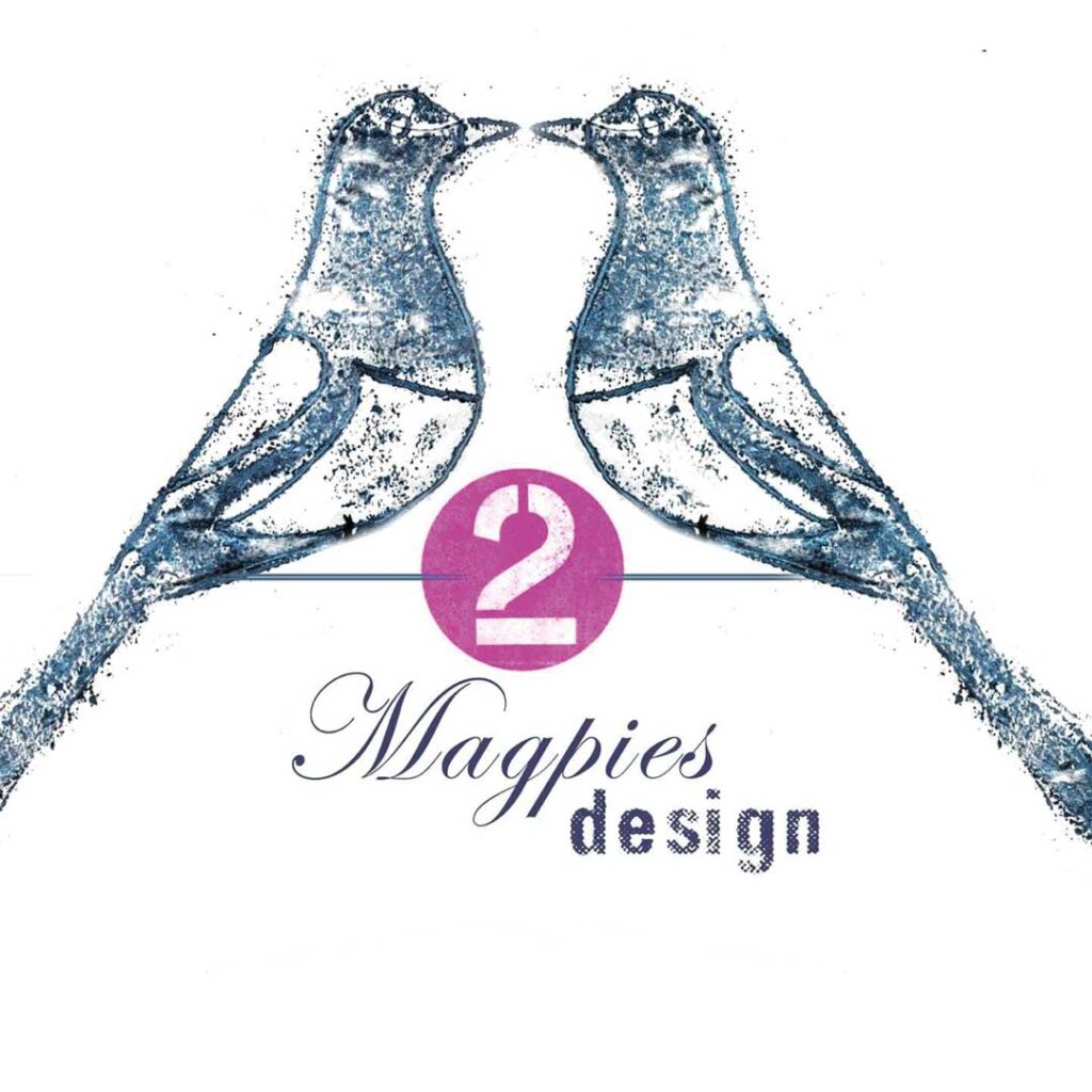 Original logo at 2 Magpies design